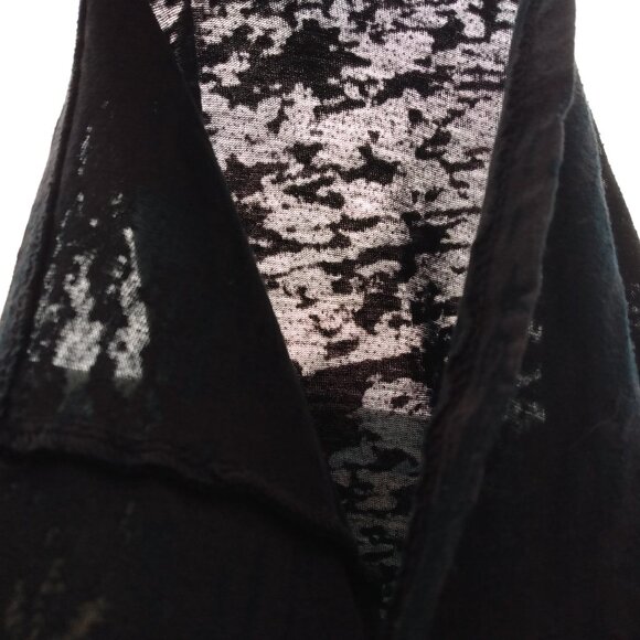 Vintage Roxy T-Shirt Y2K 2000s Sheer Burnout Graphic "I Want the Sun" V-Neck - Picture 8 of 11